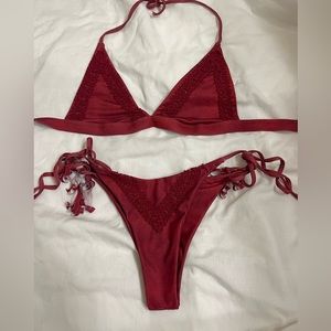 Red Bikini Set